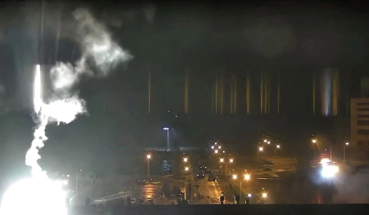Fire put out near Ukrainian nuclear power plant